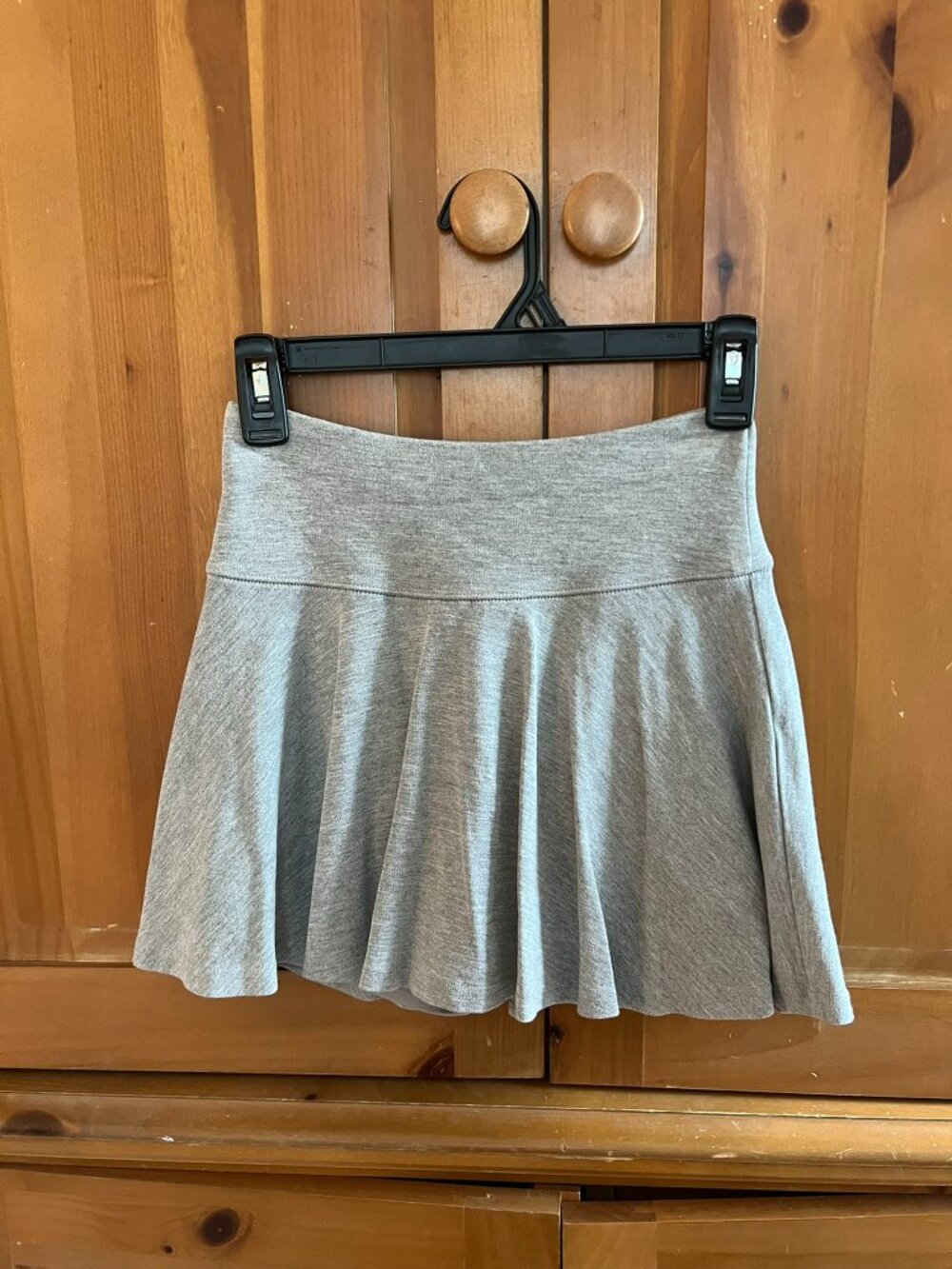 Hollister Gray Ultra High-Rise Flared Skort